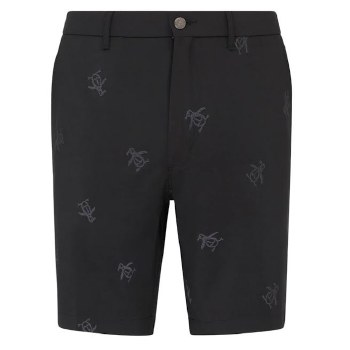 Penquin All Over Black Short 2 Colours Black, Navy