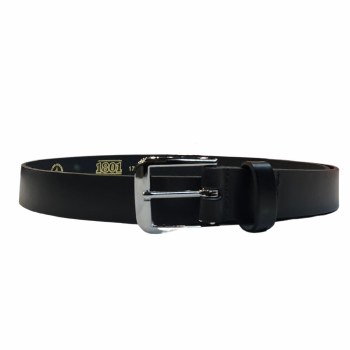 Boston Leather Dress Causal Belt. Black