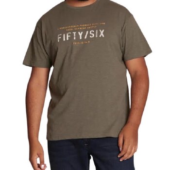 Authentic Licenced Garment Supply Tee. 2 Colours Black, Olive