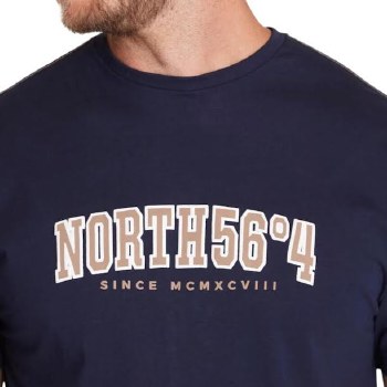 Authentic Licenced North56 Tee, 2 Colours Navy, Sky