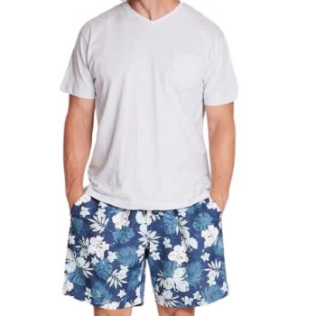 North 56*4  Denim Print Swimshorts