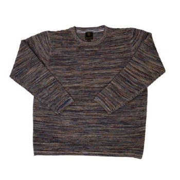 FX Fusion Ottoman Marled Crew Sweater. 3 Colours Blue Stone, Copper, Granite