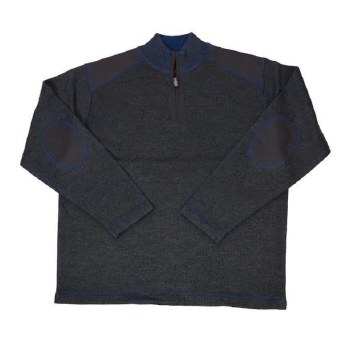 FX Fusion 1/4 Half Zip Trimmed Sweater 2 Colours Copper, Colbalt
