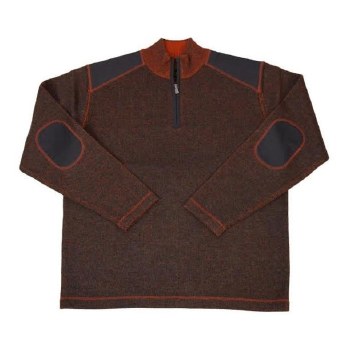 FX Fusion 1/4 Half Zip Trimmed Sweater 2 Colours Copper, Colbalt