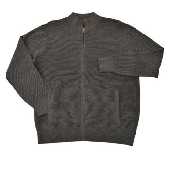 FX Fusion Ottoman Full Zip Sweater 2 Colours Black, Charcoal, Black