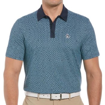 Penquin Sun Squares Polo