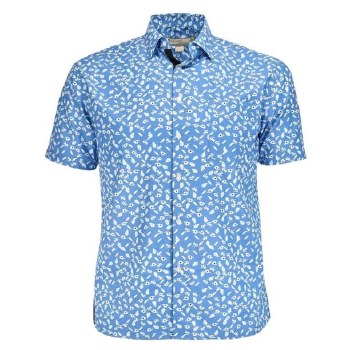 Summerfields South Beach Blue Leaf Shirt