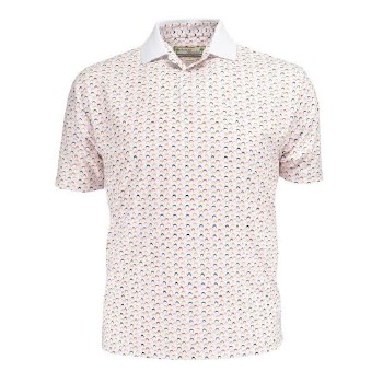 Summerfields South Beach Cresent White Polo