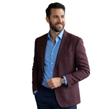 2205 London Fashion Merlot Sport Coat