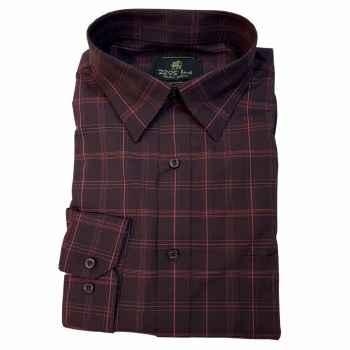 FX Premier Fashion Check Shirts 4 Colours Black, Grey, Navy, Wine
