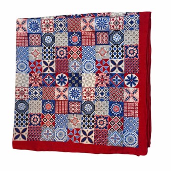 Summerfields 2205 Edition Abstract Pocket Silk