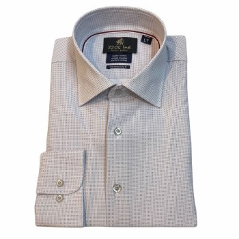 Summerfields Comfort Stretch Contemporary Fit Micro Dot Shirt 3 Colours Blue, Black, White