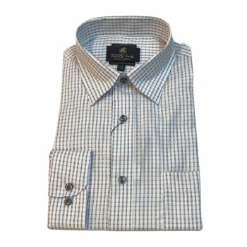 FX Wrinkle Free Textured Check Button Down Shirt