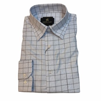 FX Fusion Wrinkle Free Plaid Sport Shirt 2 Colours Blue, Lavender