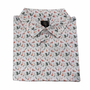 FX Aberdeen Collection Flamingo Polo 2 Colours White, Navy