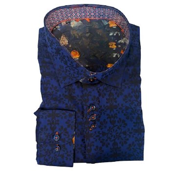 Smith Exclusive Navy Shadow  Long Sleeve Shirt