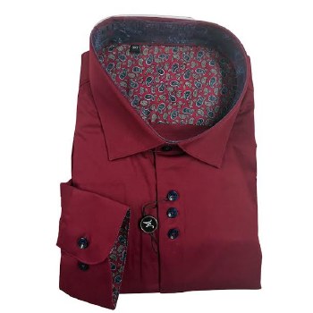 Smith Exclusive Solid Garnet Long Sleeve Shirt