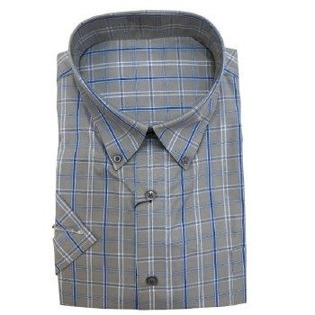 FX Fusion Easy Care GreyShort Sleeve Shirt