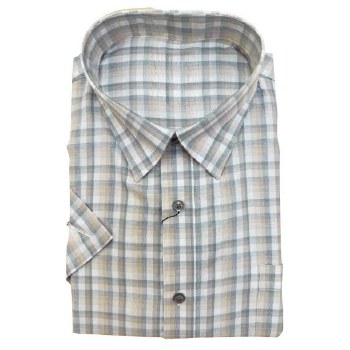 FX Fusion Easy Care Tan Short Sleeve Shirt