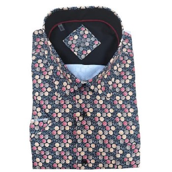 2205 London Steet Black Bean Short Sleeve SportShirt