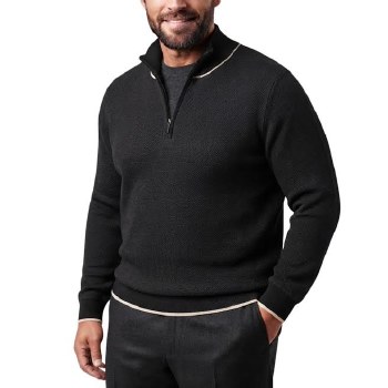 Fx Fusion Birdseye Combo 1/4 Pullover 3 Colors Black, Chocolate, Mulberry
