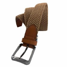 Summerfields French Braid Stretch Belt 3 Colours, Gray, Navy, Black