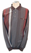 Banded Bottom Shirt Co. Long Sleeves Vertical Stripe Knit