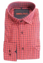 Summerfields Block Check Long Sleeve Sport Shirt