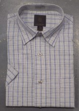 FX Fusion Light Check Short Sleeve Sport Shirt