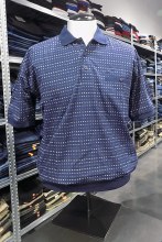 Banded Bottom Shirt Co. Multi Tick Polo