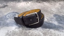 Lejon Andres Shrunken Grain Steerhide Belt