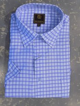 FX Fusion Mini Overplaid Short Sleeve Sport Shirt