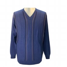 FX Fusion Knit Sweater - Black,Cobalt