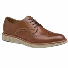 Johnston & Murphy Wingtip Shoe Black, Tan