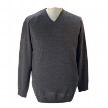 Authentic Man V-Neck Sweater. 4 Colours,  Black,Burgundy,Navy,Charcoal