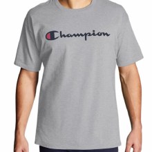 Champion Logo Tee-  7 Colours,Black, Charcoal, Navy,Purple, Grey, Burgundy,Royal