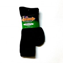 Extra wide Athletic Socks, 2 - Colours, Black, White