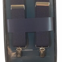 Summerfields Clip End Suspenders - Black, Navy