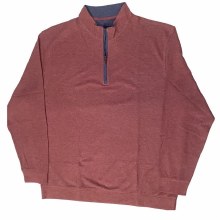 Johnnie-o 1/4 Zip Pullover, - 2 Colours, Blue Heather, Malibu Red
