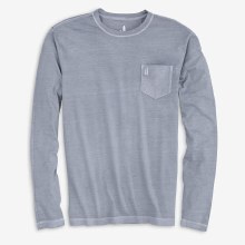 Johnnie-O Long Sleeve Pocket Tee- 3 Colours, Red,Blue,Silver