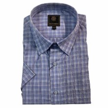 FX Fusion Blue Tan Short Sleeve Shirts