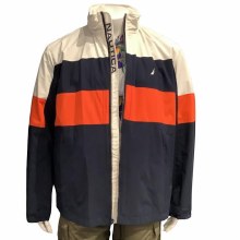 Nautica Active Colour Block Jacket. 2 - Colours Orange, Yellow