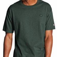 Champion Solid Tee. 5 Colours, Black,Navy, Charcoal, Green,Wine