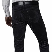 34 Heritage Soft Charcoal Cord Jean