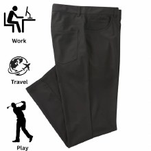 Summerfields Active Perforance Travel Chinos 4 Colours Black, Taupe, Charcoal, Navy