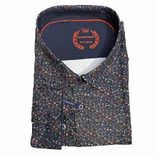2205 London Street Navy Dragonfly Sport Shirt