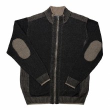 FX Fusion Full Zip Sweater 2 Colour Espresso, Latte