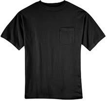 Authentic Licenced Solid Pocket Tee. 9 - Colours