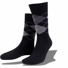 Christensen Italian Kingsize Fashion Argyle Sock 4 Colours Black, Taupe, Grey,Navy