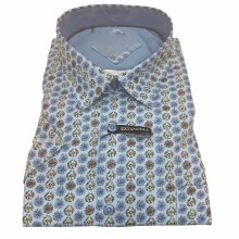 2205 London Street Blue Short Sleeve Sportshirt